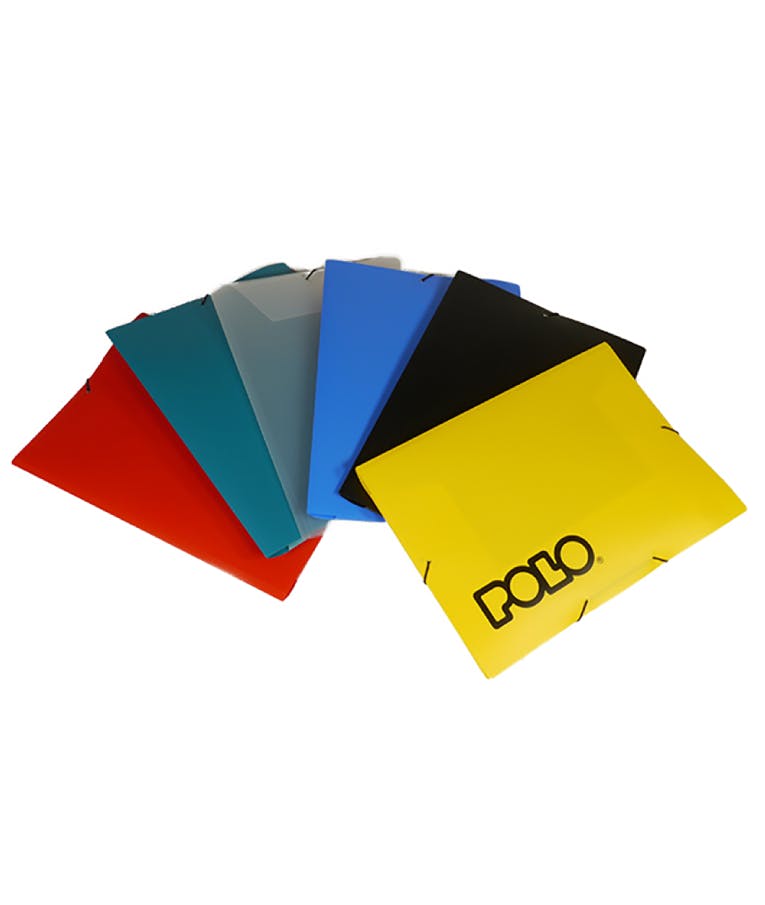 Πρεπλάκ Πλαστικός Φάκελος με Λάστιχο 6 χρώματ   9-19-052-00