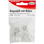 Meyco Βεντούζες με Γάντζο 24mm Σετ 5τμχ 65325