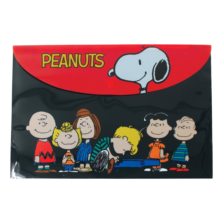 A4 Πλαστικός Φάκελος PP με Κουμπί PEANUTS PP BACK ME UP 365-10580