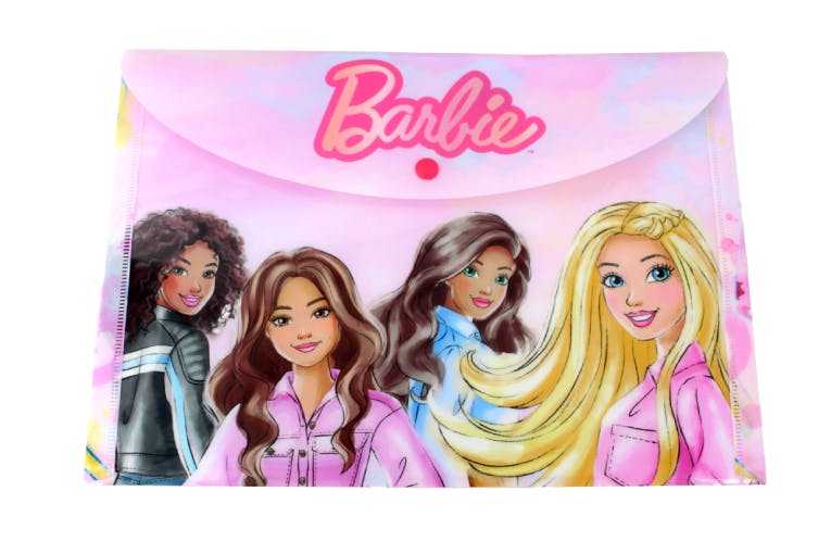 Gim Α4 Πλαστικός Φάκελος με Κουμπί BARBIE PAINTS  349-89580