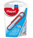 Maped Συνδετήρες Μεγάλοι Πολύχρωμοι 50mm Σετ 15τμχ. σε Dispenser Box  342011