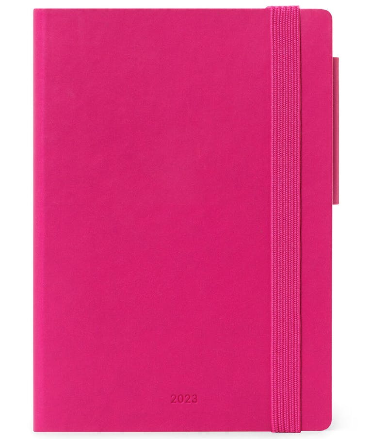 Legami Small Daily Diary 12 months Orchid Ημερολόγιo Ετήσιο Ημερήσιο 12 μηνών Ιαν.2023-Δεκ2023 Φούξια 9,5x13.5 εκ AG2312043