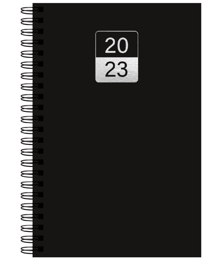 ΤΡΙΠΕΡΙΝΑΣ - Hμερήσιο Ημερολόγιο Σπιράλ 12x17 Triperinas PP POP  Διάφορα Χρώματα 001151