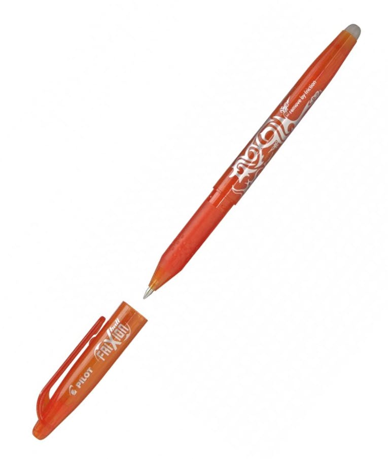 Pilot Στυλό Gel 0.7mm με Πορτοκαλί Mελάνι FriXion Ball BL-FR7-O που σβήνει