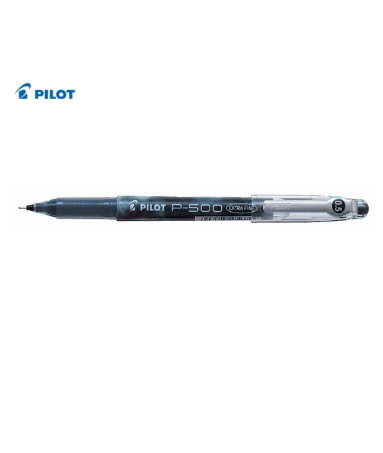 Pilot Στυλό Μαρκαδόρος Gel 0.5mm με Μαύρο Mελάνι 0.5 P-500 BL-P50Β