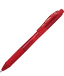  Στυλό Energel X με κουμπί 0.7 Metal Tip Υγρής Μελάνης Κόκκινο Metal Tip BL107-B