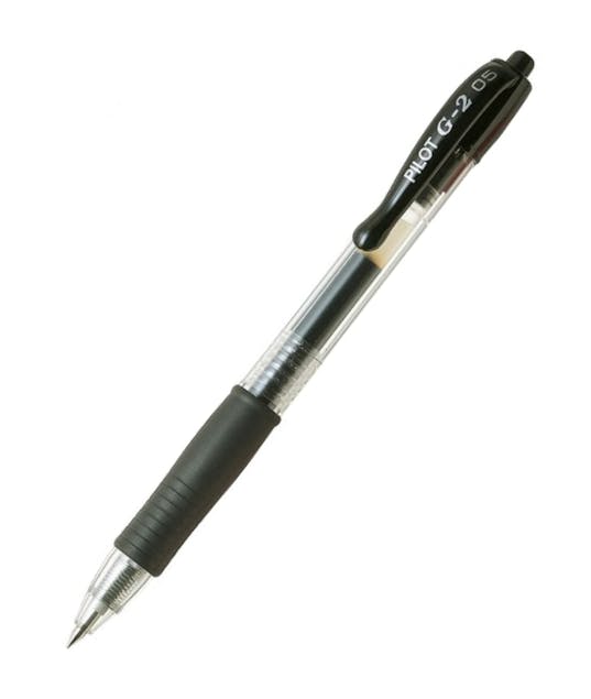 PILOT - Pilot Στυλό G-2 Gel 0.5mm με Μαύρο (Black) Mελάνι και Κουμπί BL-G2-5-B