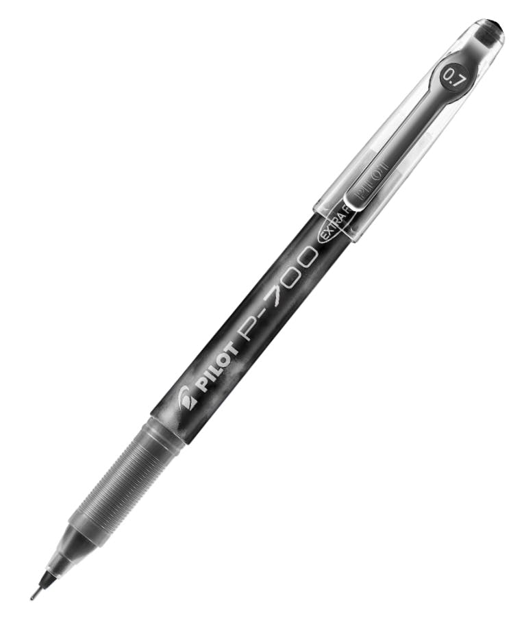 Pilot Στυλό Μαρκαδόρος Gel 0.7mm με Μαύρο Mελάνι P-700 BL-P70B