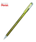 Pentel Στυλό Gel 1.0mm με Χρυσο Mελάνι Hybrid Dual Metallic  METAL TIP 1.0 K110-DΧΧ Glitter