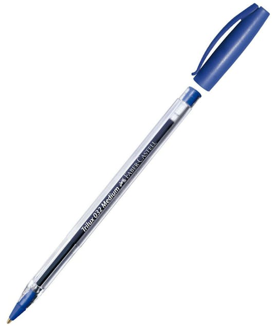 FABER CASTELL - Faber-Castell Στυλό Ballpoint 1.0mm με Μπλε Mελάνι Trilux 032 343250