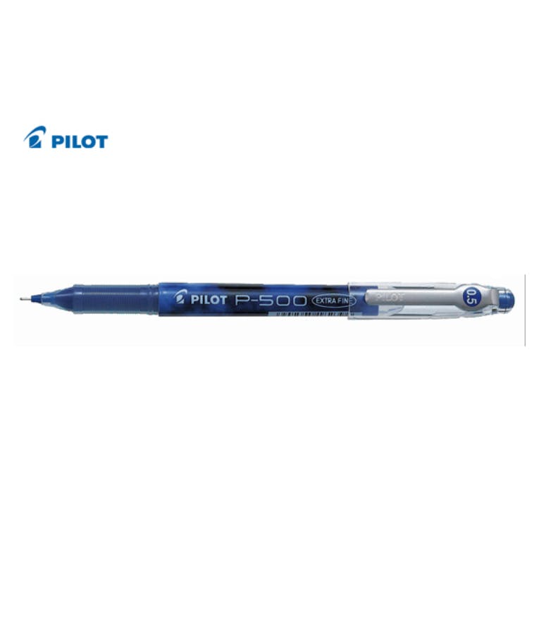 Pilot Στυλό Μαρκαδόρος Gel 0.5mm με Μπλε Mελάνι P-500 BL-P50L