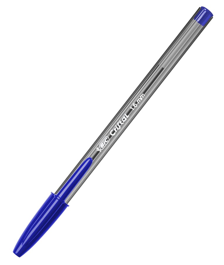 Bic Στυλό Ballpoint 1.6 mm με Μπλε Mελάνι Cristal Original Large με καπάκι  880656