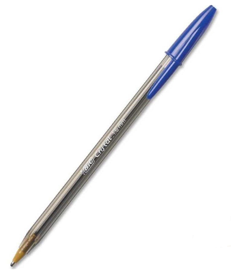 BIC - Bic Στυλό Ballpoint 1.6 mm με Μπλε Mελάνι Cristal Original Large με καπάκι  880656