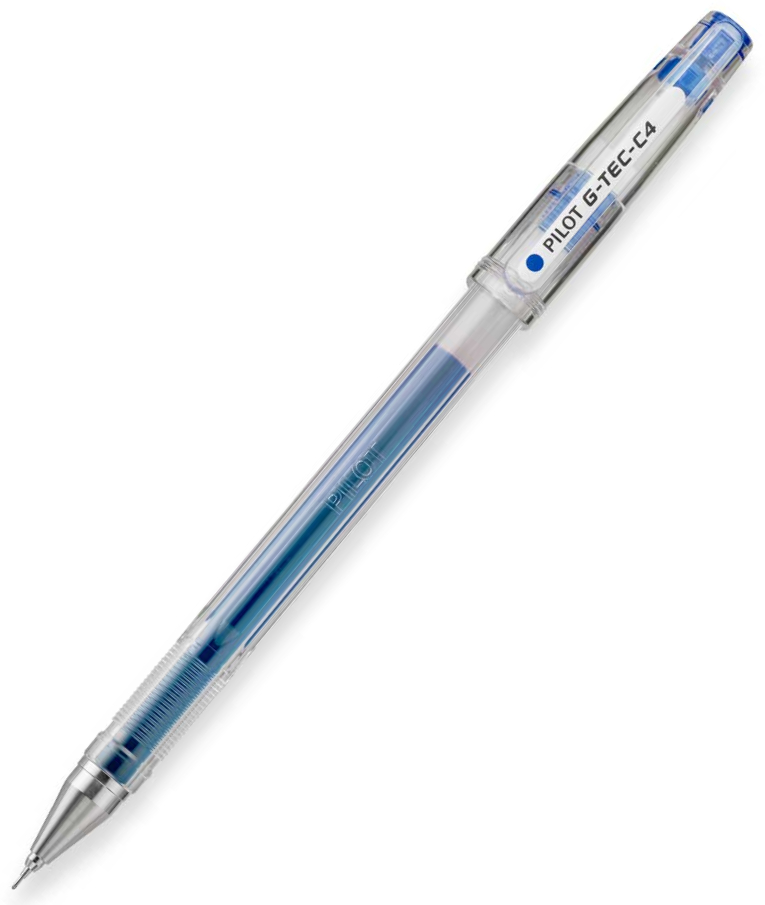 PILOT - Pilot Στυλό Gel 0.4mm με Μπλε Mελάνι G-Tec-C4 Blue  BL-GC4-L