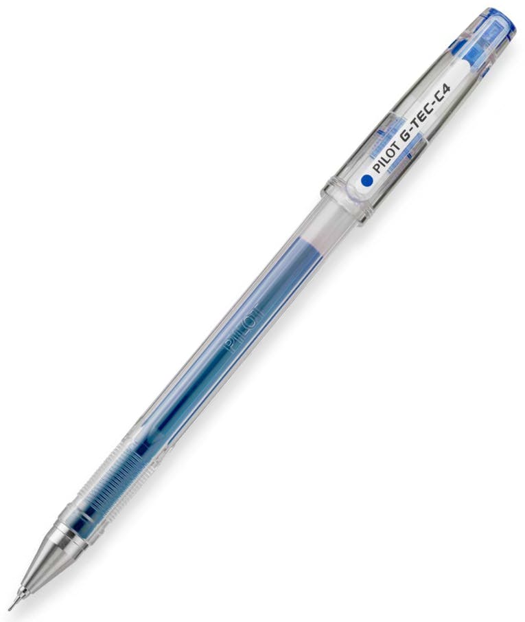 Pilot Στυλό Gel 0.4mm με Μπλε Mελάνι G-Tec-C4 Blue  BL-GC4-L