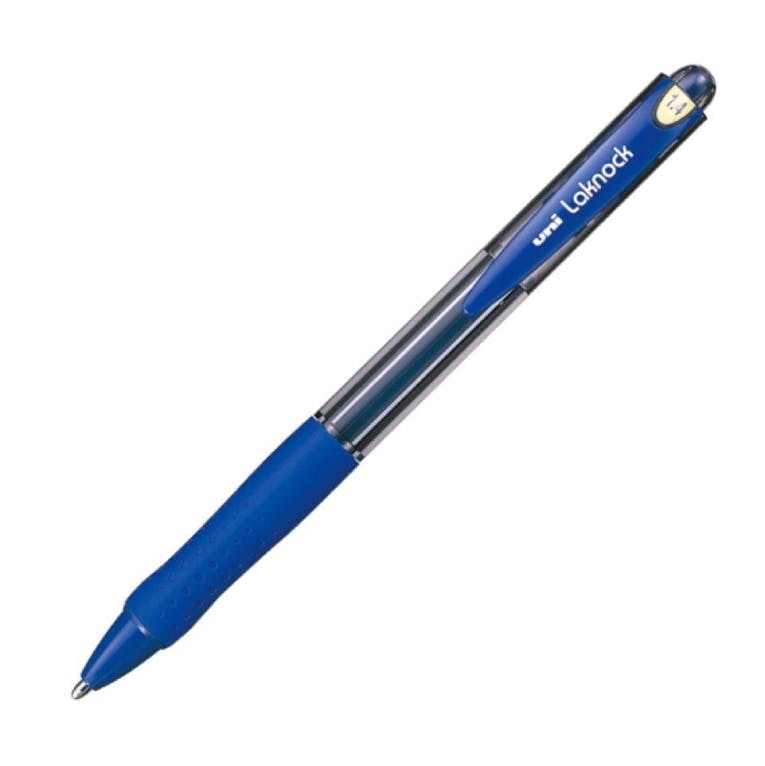 Uni-Ball Laknock Στυλό με Κουμπί 1.4 Μπλέ SN-100-14 Ballpoint