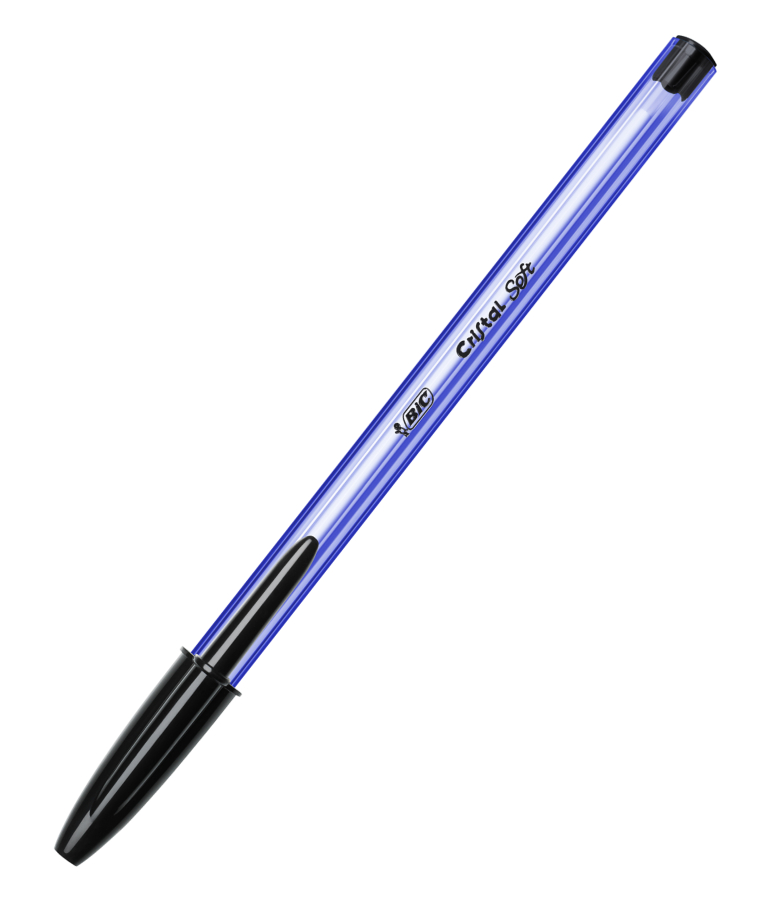 BIC - Bic Στυλό Ballpoint 1.2mm με Μαύρο Mελάνι Cristal Soft 951433