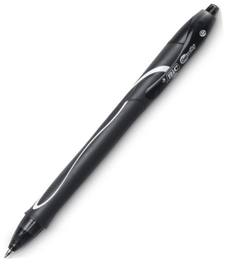 Bic Στυλό 0.7mm με Μαυρο Mελάνι Gel-ocity Quick Dry με Grip 949873