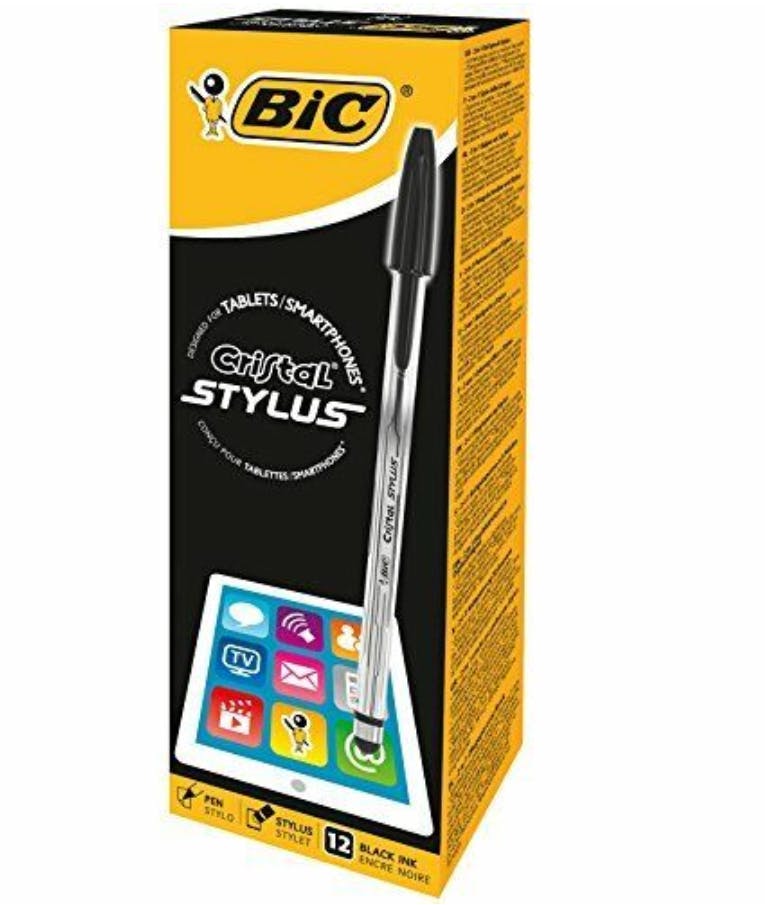 BIC - Bic Cristal Stylus σε Μαύρο χρώμα BCL 902124 στυλό-γραφίδα για οθόνη αφής FOR PHONES TABLES