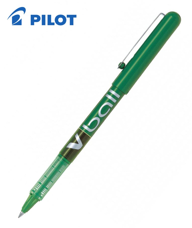 Pilot Στυλό Rollerball 0.5mm με Πράσινο Μελάνι V-Ball με Καπάκι BL-VB5-G