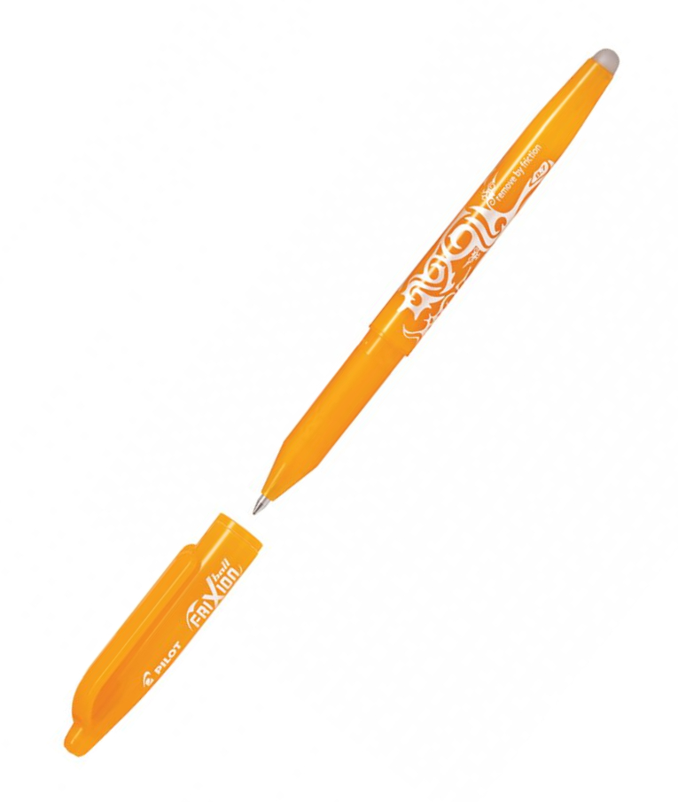 PILOT - Pilot Στυλό Gel 0.7mm με Βερυκοκί (Πορτοκαλί) Mελάνι FriXion Ball BL-FR7-ΑΟ που σβήνει