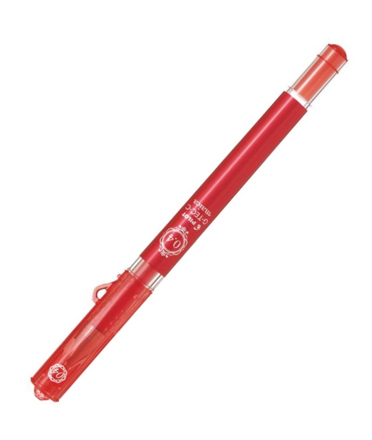 Στυλό υγρής μελάνης  Maica G-TEC-C 0.4mm (Κόκκινο) BL-GCM4-R