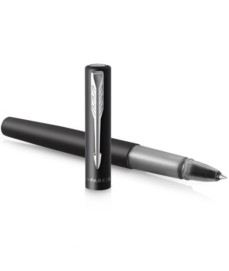 PARKER - Parker Στυλό Rollerball Vector XL Black CT με Μπλε Μελάνι F 0.5 2159774  + POUCH