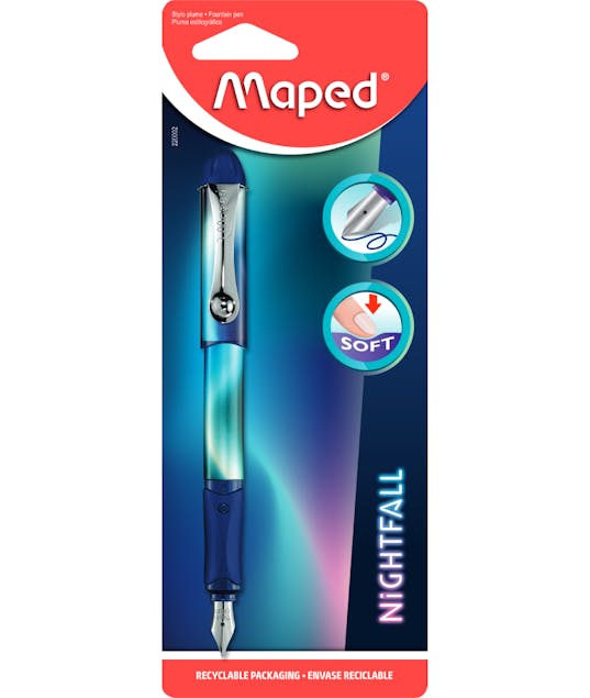 MAPED - Maped Blister Πενα NightFall Μπλε Σχολική Πένα 220002