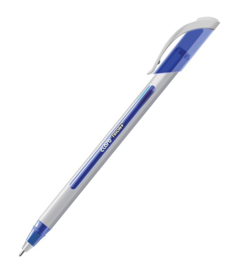 CLARO - Στυλό  TRION PLUS 1.0mm Μπλε Triangular Ball Pen Blue   0.62.229