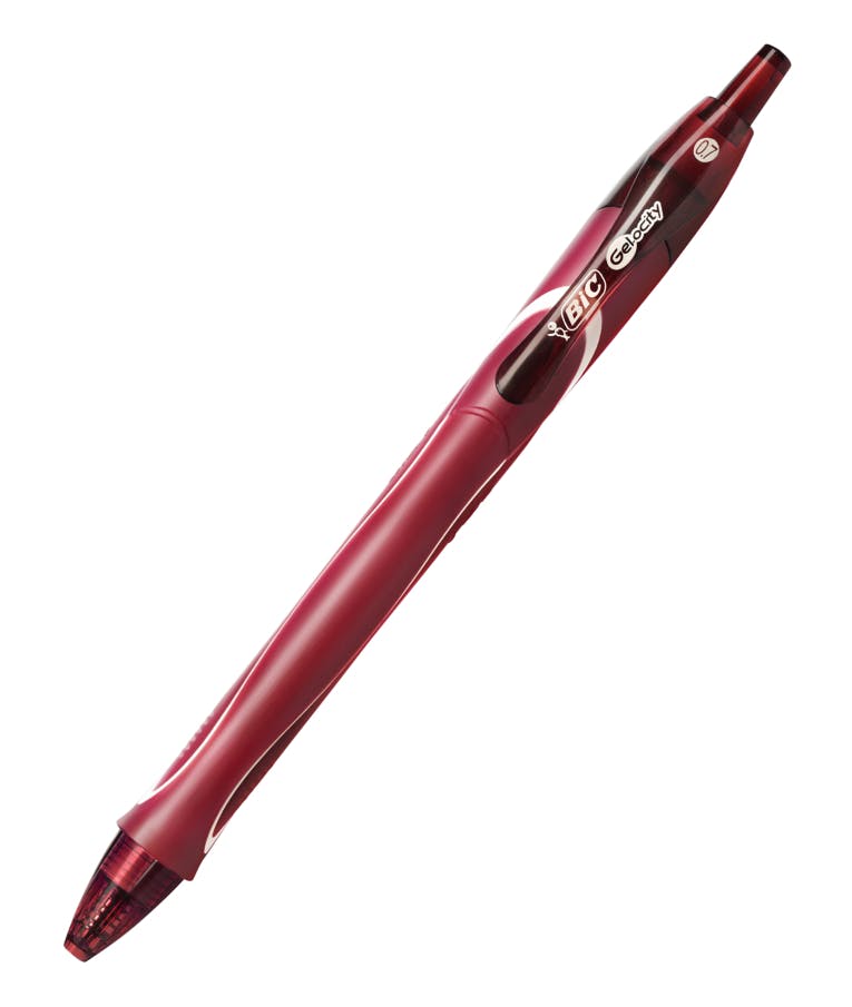 Bic Στυλό 0.7mm με Κόκκινο Mελάνι Gel-ocity Quick Dry με Grip 949874