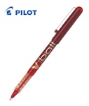 Pilot Στυλό Liquid Ink Rollerball 0.7 mm με Κόκκινο Μελάνι V-Ball με Καπάκι BL-VB7-R