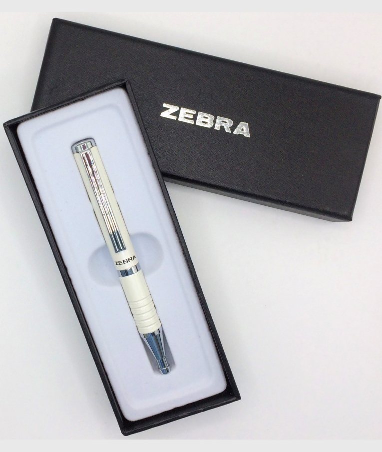 ZEBRA -  Ball-Point Pen Expandable White - Μίνι Πτυσσόμενο Στυλό Διαρκείας Μπλε Μελάνι 0.7mm |Χρώμα Λευκό BA115-W-BL SL-F1