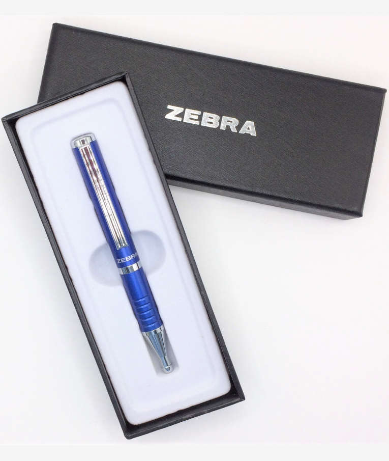 ZEBRA -  Ball-Point Pen Expandable Blue - Μίνι Πτυσσόμενο Στυλό Διαρκείας Μπλε Μελάνι 0.7mm |Χρώμα Μπλε BA115-BL-BL SL-F1-BL07