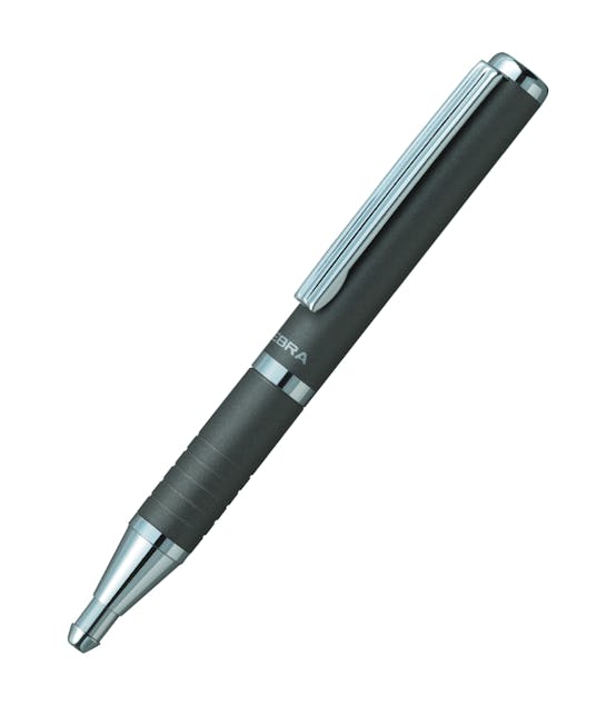 ZEBRA -  Ball-Point Pen Expandable Grey - Μίνι Πτυσσόμενο Στυλό Διαρκείας Μπλε Μελάνι 0.7mm |Χρώμα Γκρι  BA115-GR-BL SL-F1/EXPANDZ