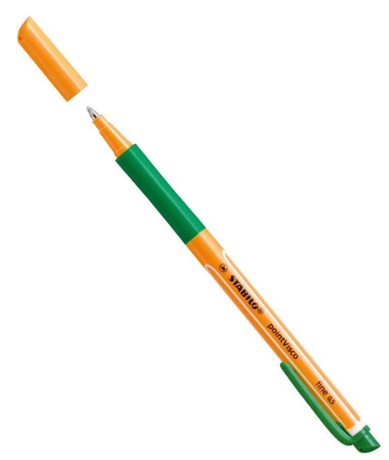 STABILO - Stabilo Στυλό Rollerball 0.5mm με Πράσινο Mελάνι με Καπάκι pointVisco 1099/36
