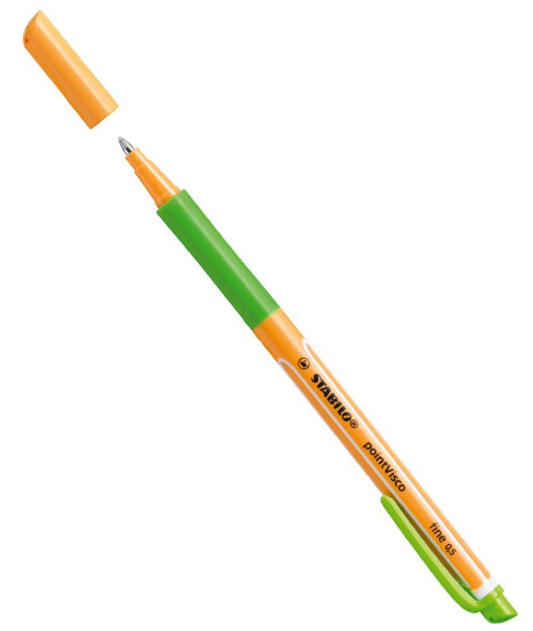 STABILO - Stabilo Στυλό Rollerball 0.5mm με Λαχανί Mελάνι με Καπάκι  pointVisco 1099/43