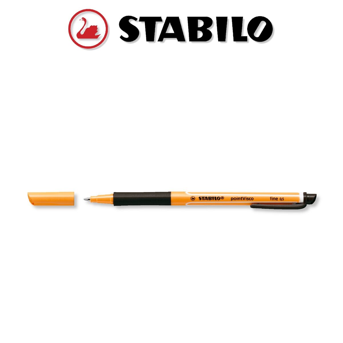STABILO - Stabilo Στυλό Rollerball 0.5mm με Καφέ Mελάνι με Καπάκι  pointVisco 1099/45