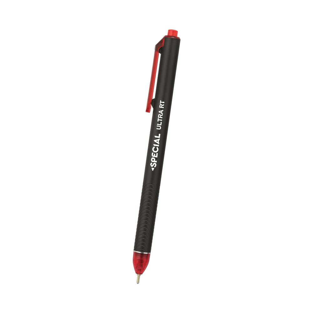 Typotrust Στυλό Ballpoint 1.0mm με Κόκκινο Mελάνι Ultra RT με Κουμπί SP10410-02