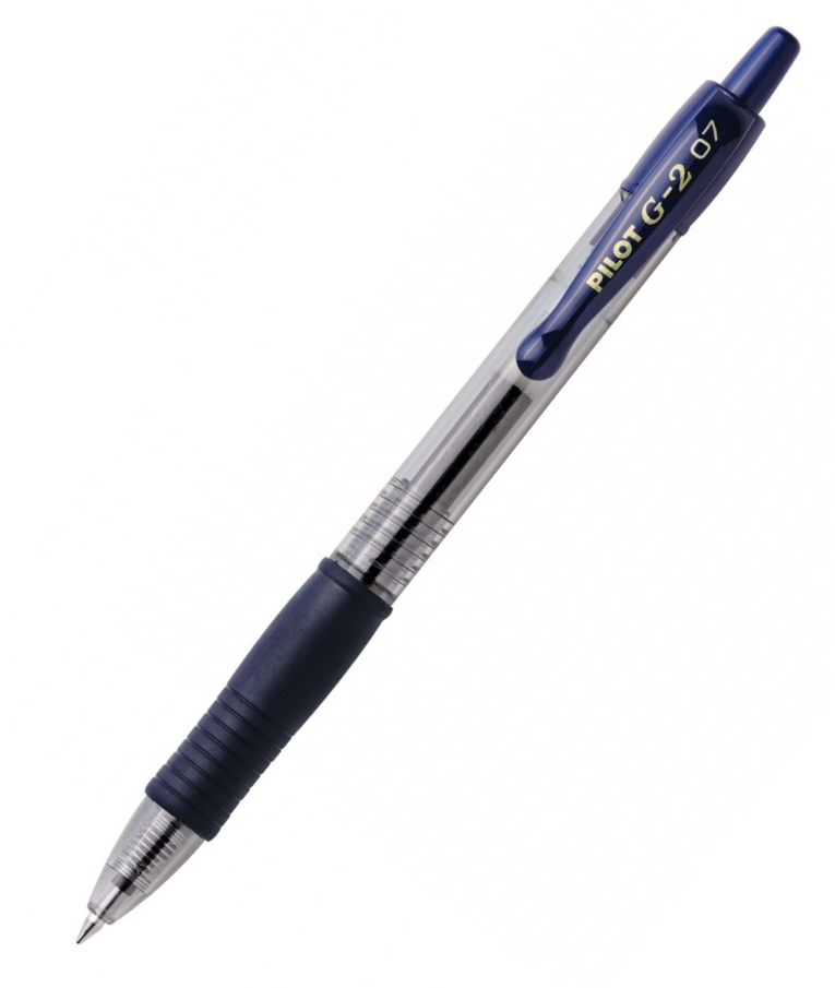 PILOT - Pilot Στυλό G-2 Gel 0.5mm με Σκούρο Μπλε -Blue Black- Mελάνι και Κουμπί BL-G2-7-BB