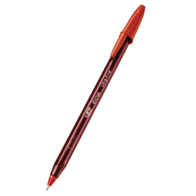 BIC - Bic Στυλό Ballpoint 0.7mm με Κόκκινο Mελάνι Cristal Exact Ultra Fine 992604