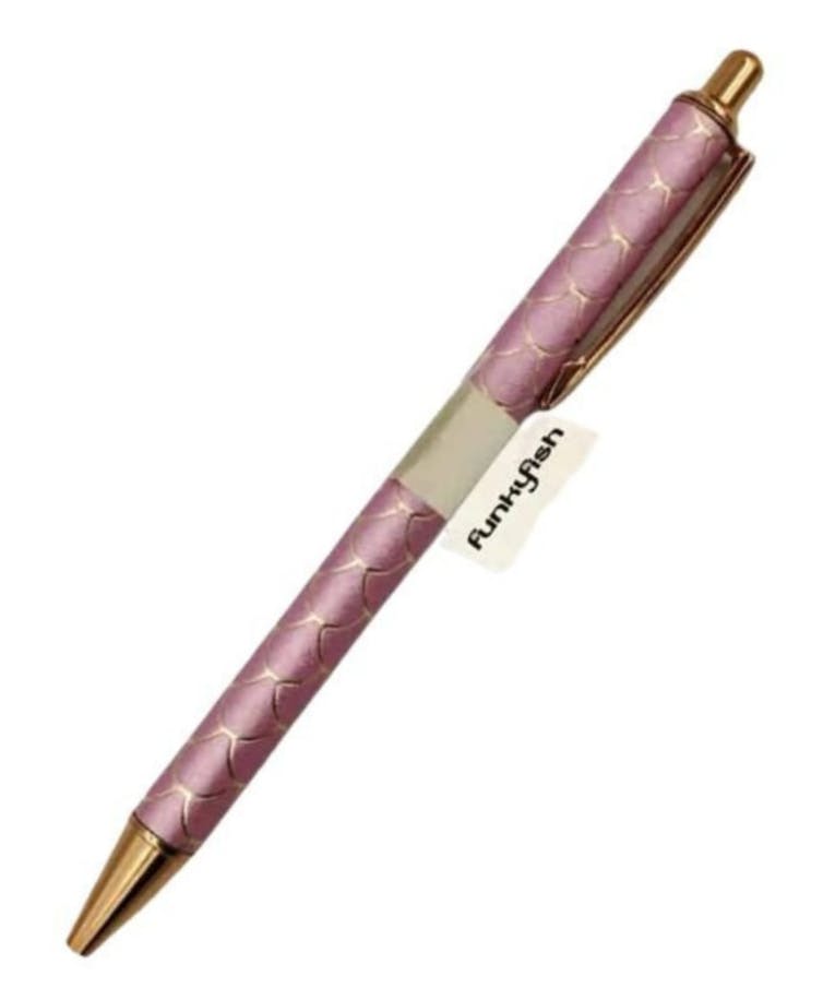 Στυλό PINK FUNKY FISH PEN Ροζ (με Μπλε μελάνι)  Gim  300-30110