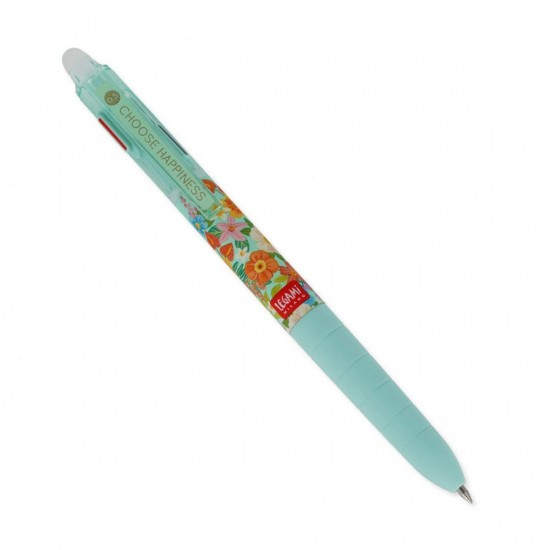 LEGAMI - Legami MAKE MISTAKES - 3 COLOUR ERASABLE GEL PEN Στυλό Gel που σβήνει 3 σε 1 ( Μαύρο, Μπλε, Κόκκινο)  TEP0002