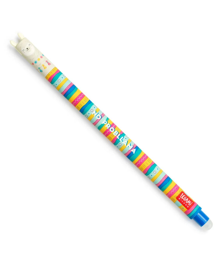 LEGAMI - Legami Erasable Gel Pen LLAMA Στυλό που Σβήνει Μπλε Μελάνι 0.7mm EP0010