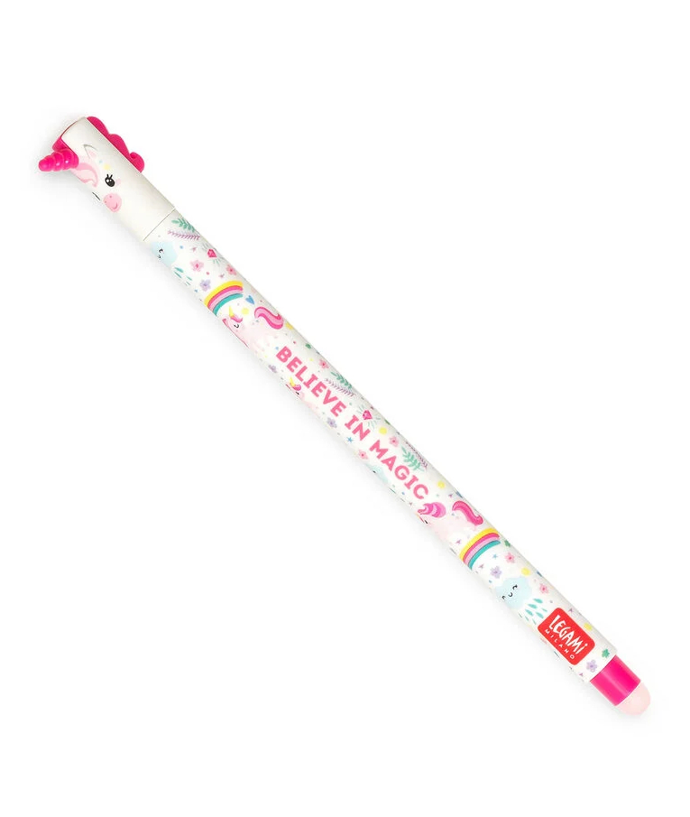 Legami Erasable Gel Pen UNICORN Στυλό που Σβήνει Ροζ Μελάνι 0.7mm EP0013