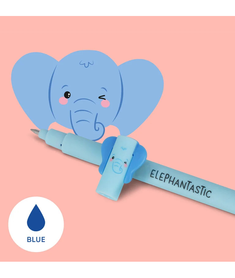 LEGAMI - Legami Erasable Gel Pen ELEPHANT Στυλό που Σβήνει Μπλε Μελάνι 0.7mm EP0018