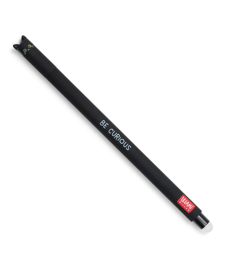 LEGAMI - Legami Erasable Gel Pen CAT Στυλό που Σβήνει Μαύρο Μελάνι 0.7mm EP0005