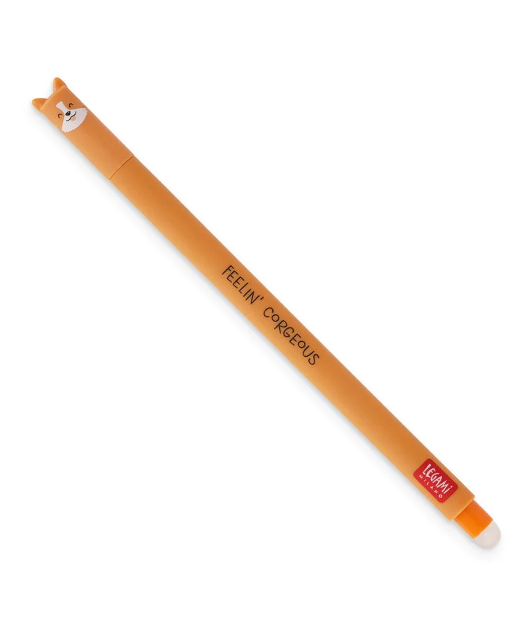 Legami Erasable Gel Pen CORGI Στυλό που Σβήνει Μαύρο Μελάνι 0.7mm EP0020