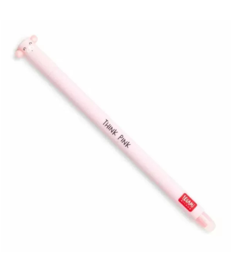 LEGAMI - Legami Erasable Gel Pen PIGGY Στυλό που Σβήνει Ροζ Μελάνι 0.7mm EP0008