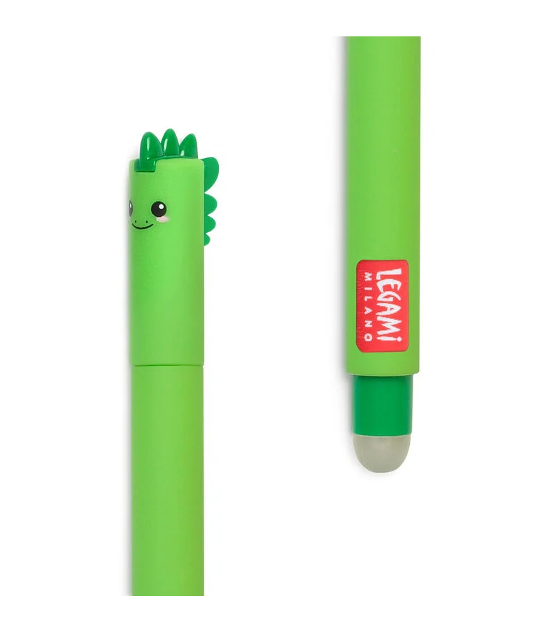 LEGAMI - Legami Erasable Gel Pen DINO Στυλό που Σβήνει Πράσινο Μελάνι 0.7mm EP0007