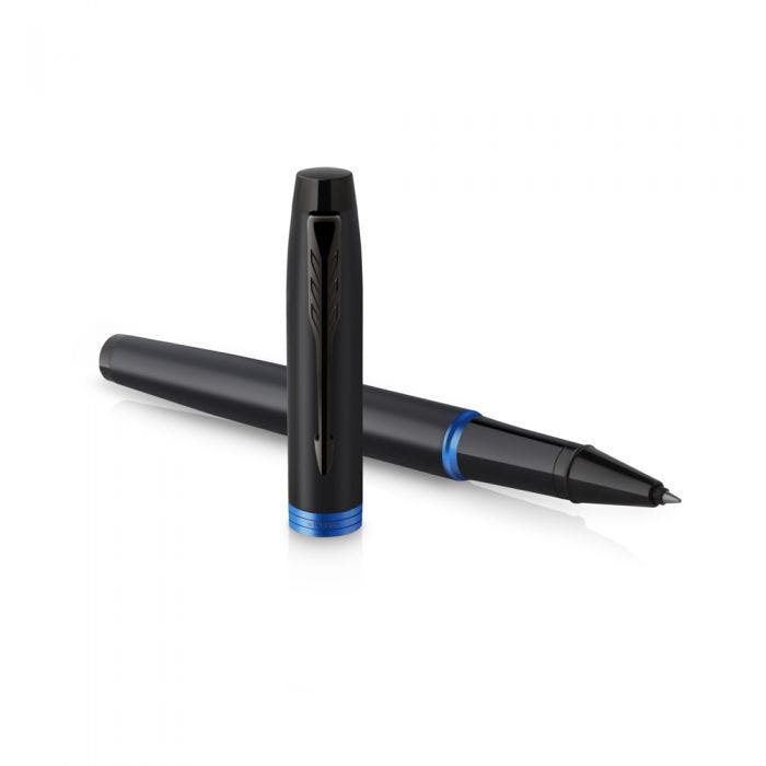 PARKER - Parker IM Vibrant Rings Marine Blue Set Rollerball and Notebook - Σετ Στυλό Rollerball και Σημειωματάριο Μαύρο